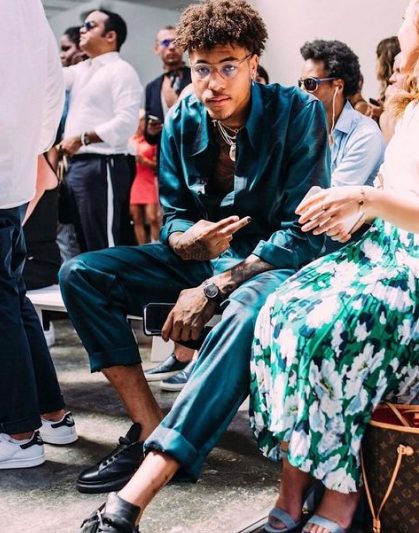 Celebrities in online alexander mcqueen sneakers