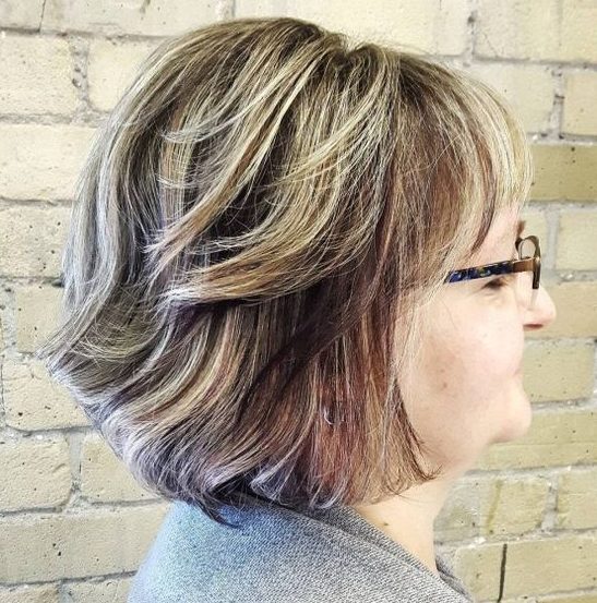 Short Hairstyles For Over 60 With Glasses