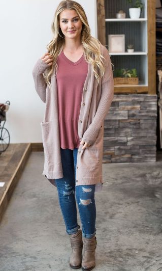 Neutral Color Cardigan