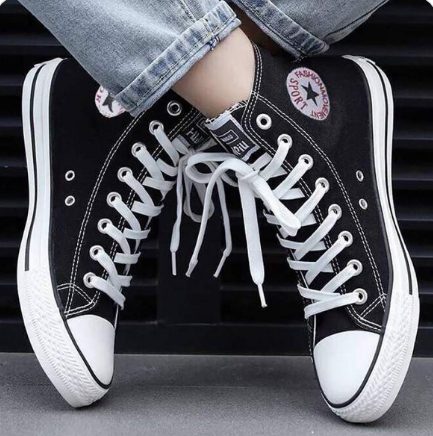 Dark Color Canvas Sneakers