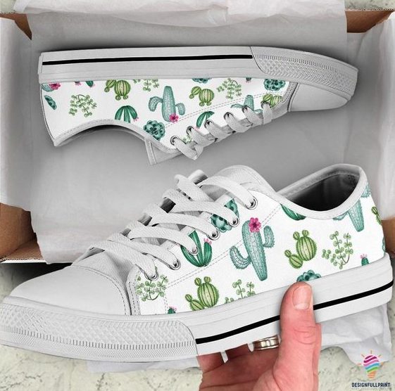 Cactus on shoes