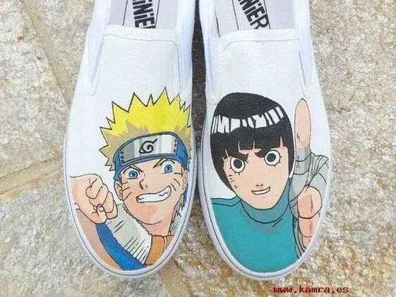 Anime painted Converse