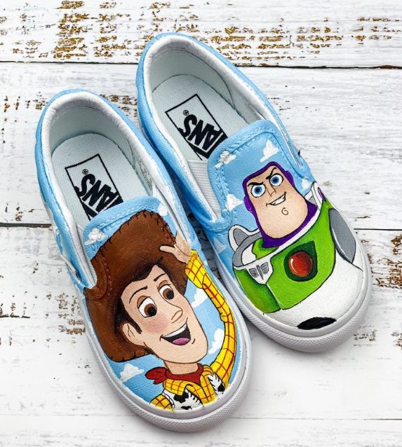  Toy Story painted shoes