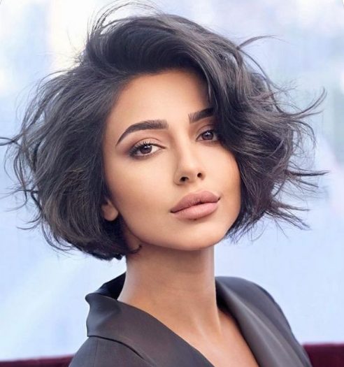 Chic Short Bob with Bangs
