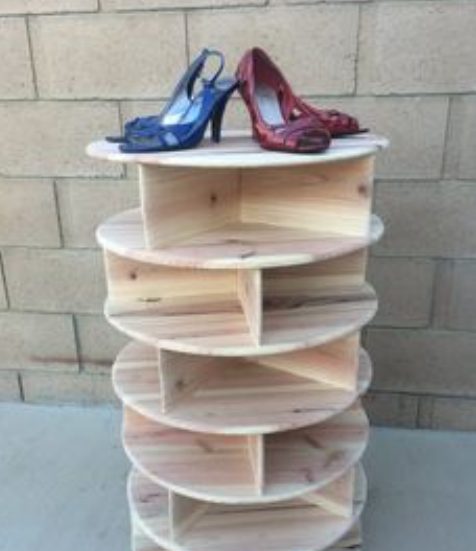 Spinning Shoe Rack