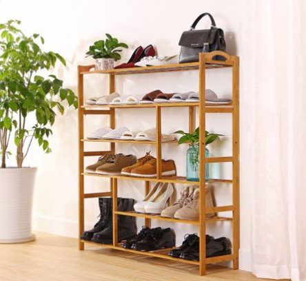 Bamboo Shoe Rack