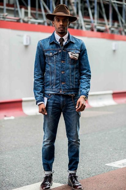 jeans jacket with shirt