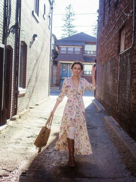Mix things up with a maxi skirt