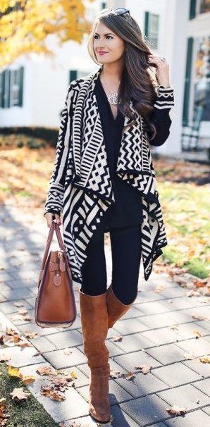 Go for a bold cardigan