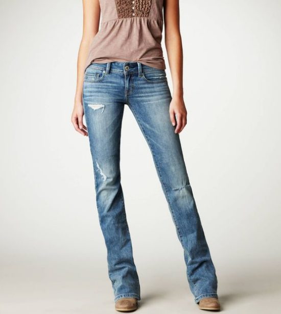 Wear bootcut jeans