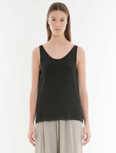 Dark Loose Tank Tops