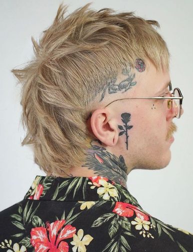 Hipster Mullet For Men
