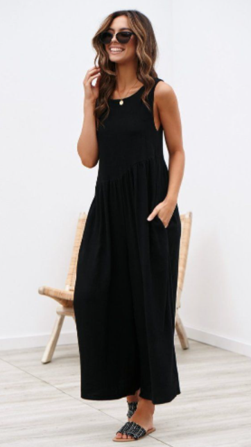 Loose Sleeveless Jumpsuits