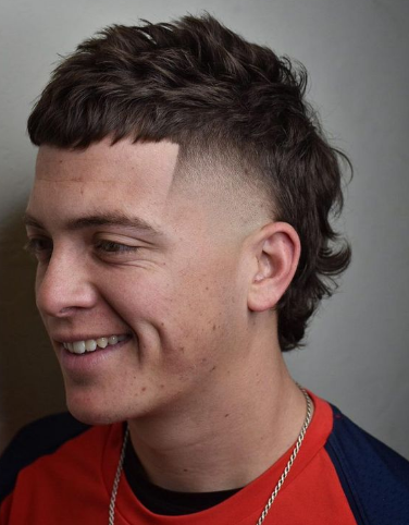 Temp Fade Mullet For Men