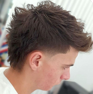 Faux Hawk Mullet For Men 