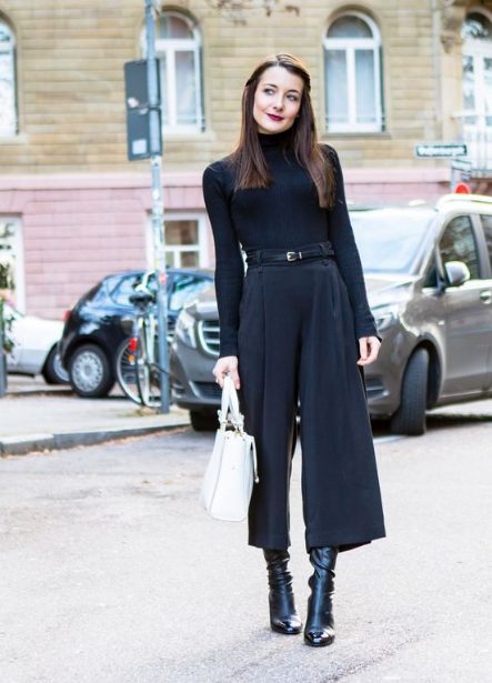 Long Sleeve Shirt And Culottes