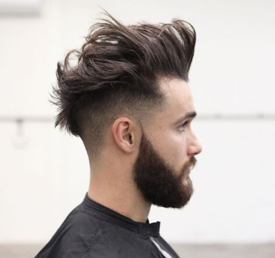 Messy Pomp Fade For Men