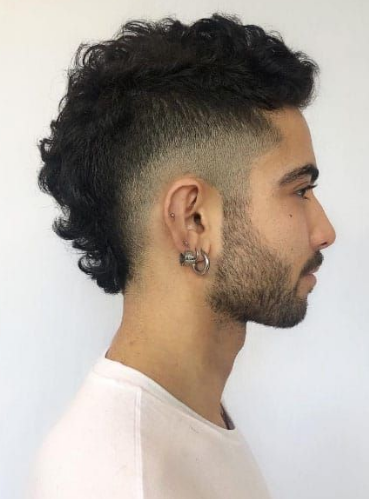 Taper Fade Mullet For Men