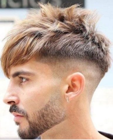 Spiky Hair Mullet For Men