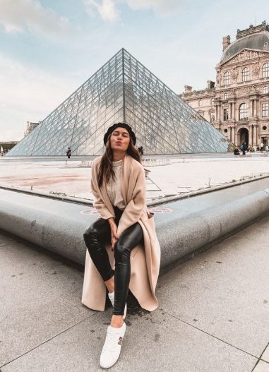 Sweaters, Leather Pants, And Long Coats