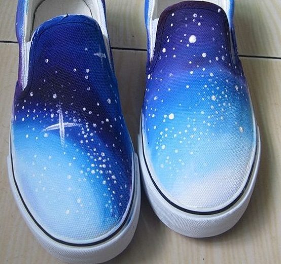 Sky Painting Shoes