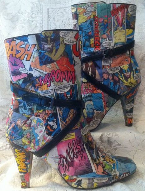 Decoupage Your Leather Boots