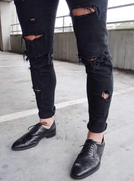 Black jeans With Formal Shoes