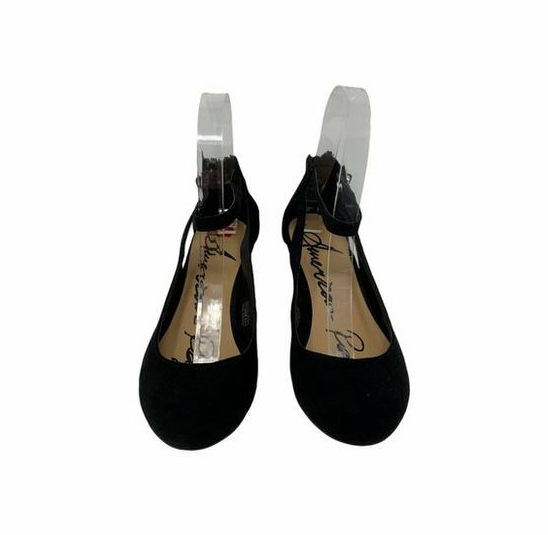 Black Mary Jane Wedges