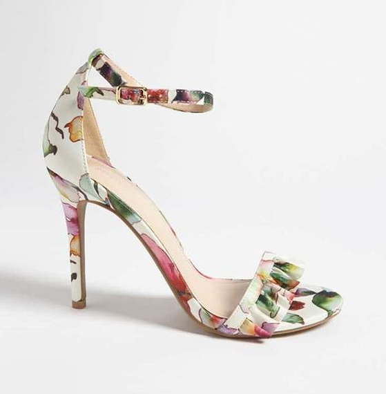 Forever 21 Floral Wedge Heels