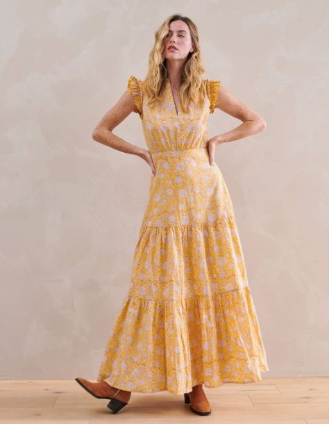 Block Printed Maxi