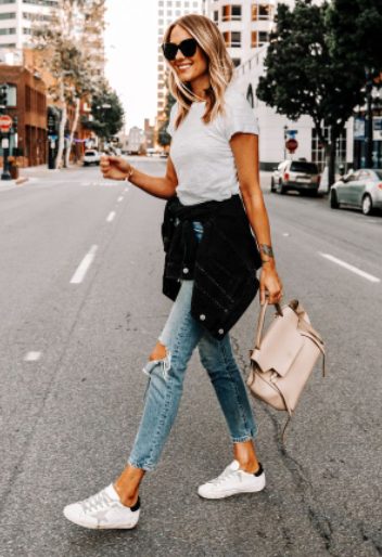 Tee Shirt and Jeans