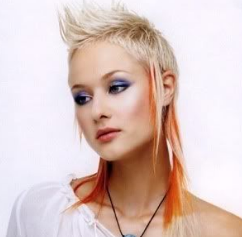 Asymmetrical Punk Mullet For Women