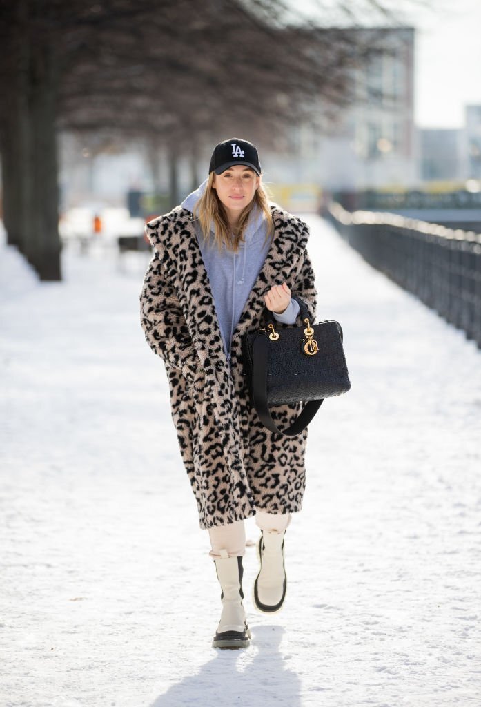 8. Animal Print Coats, Leggings, and Rain Boots