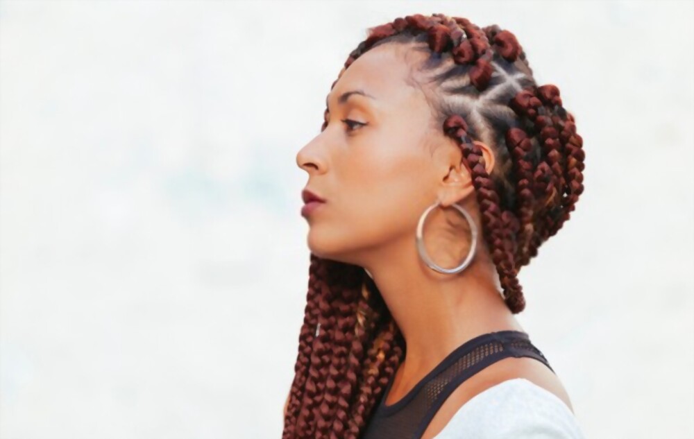 Side-Swept Cornrows