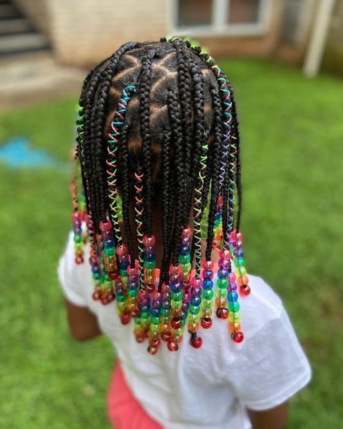 Rainbow braid design
