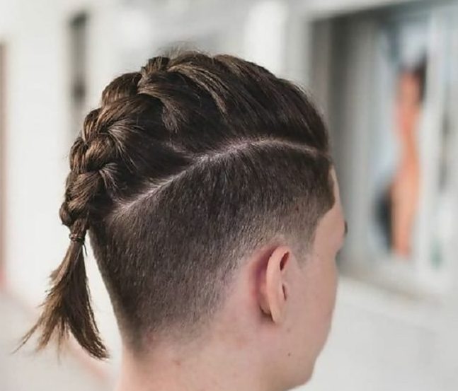 Thick French cornrow braids
