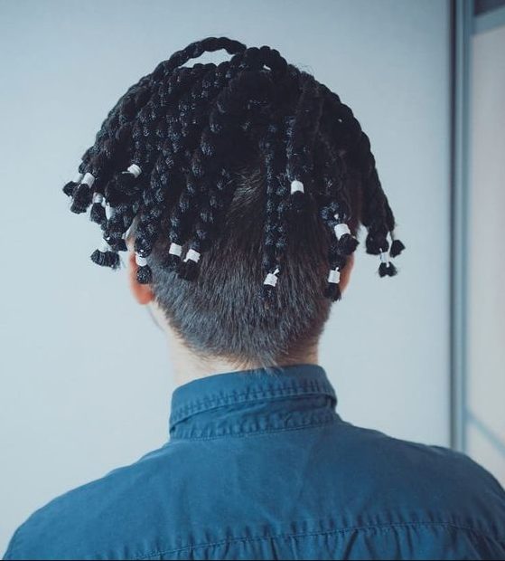 Cornrow braid extensions