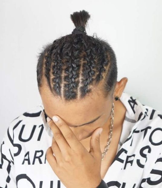 French braid cornrows