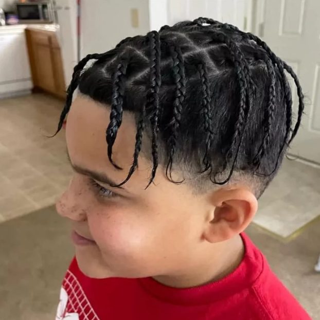 Box braids for boys