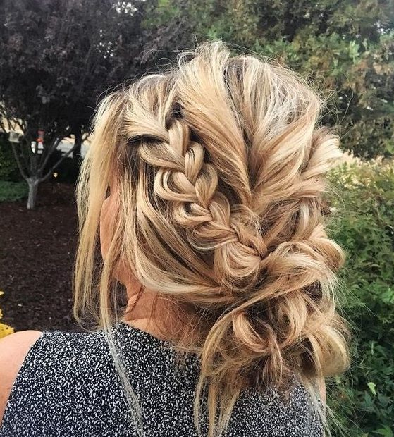 Messy boho braids