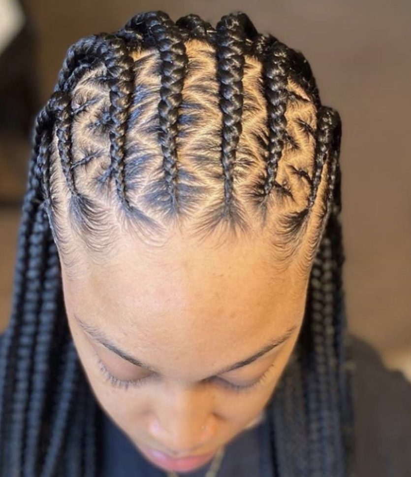 Intricate Design Stitch Braids