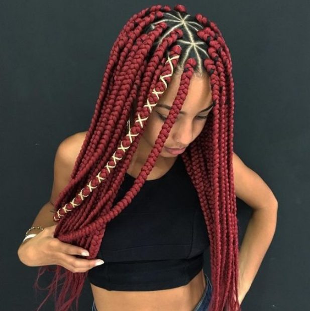 Large Box Braids