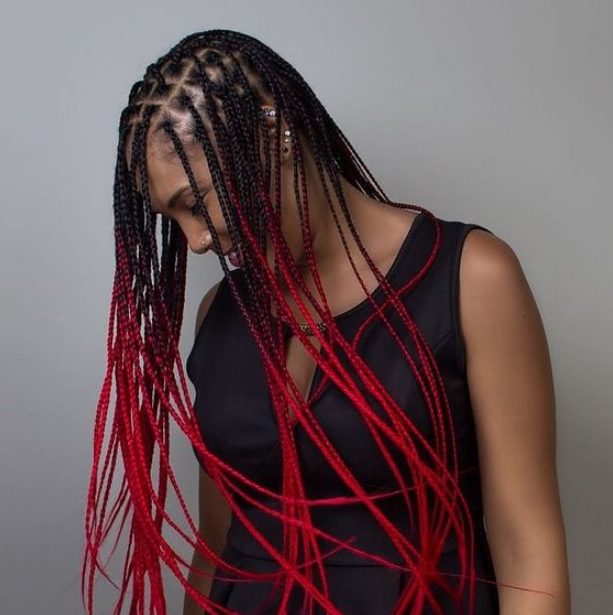 Ombre in Red and Black