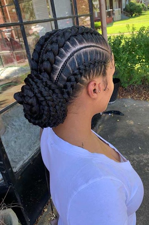  20 Amazing Braided Bun Hairstyles For Black Hair 2022 - Hood MWR