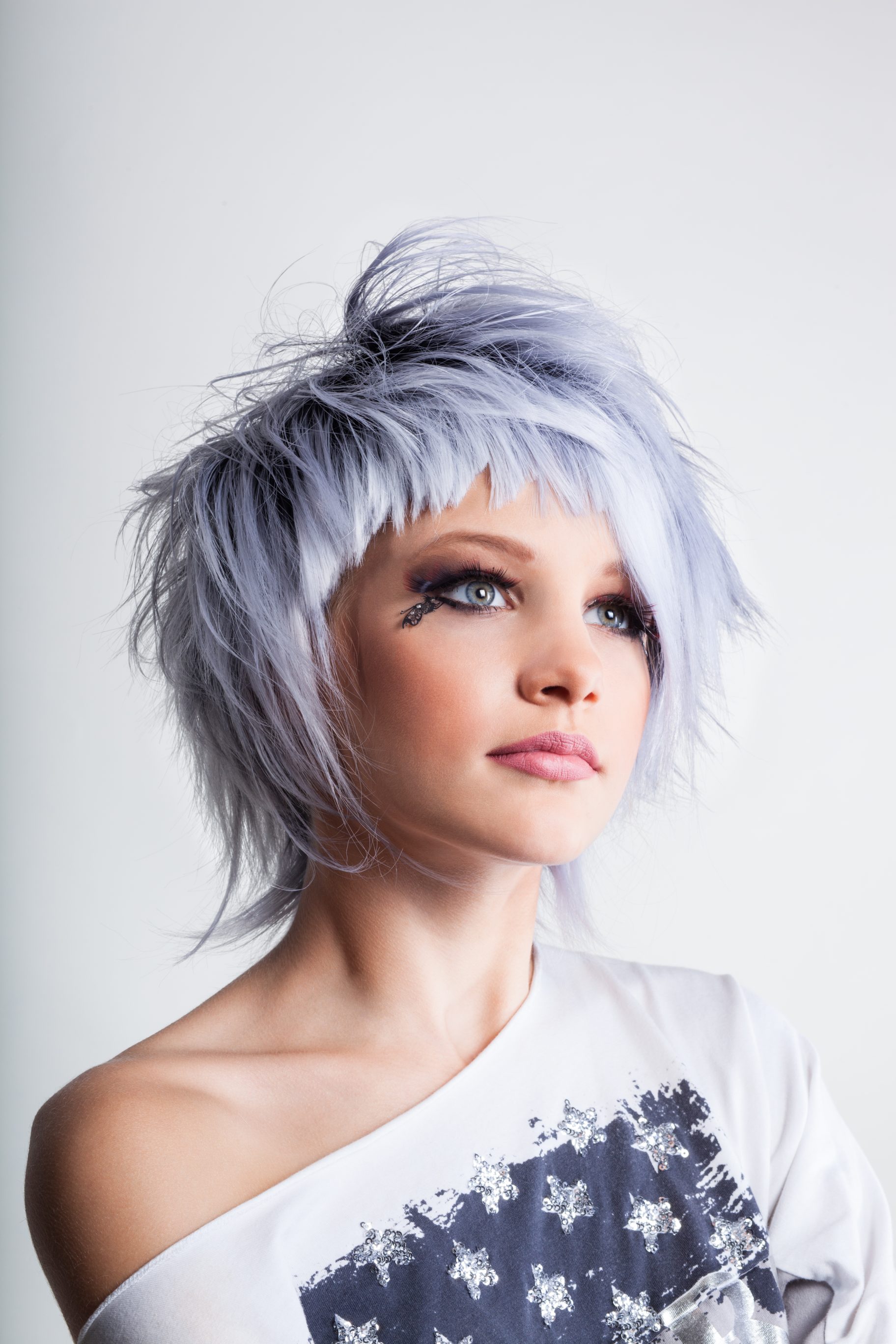 Silver Blue Hair