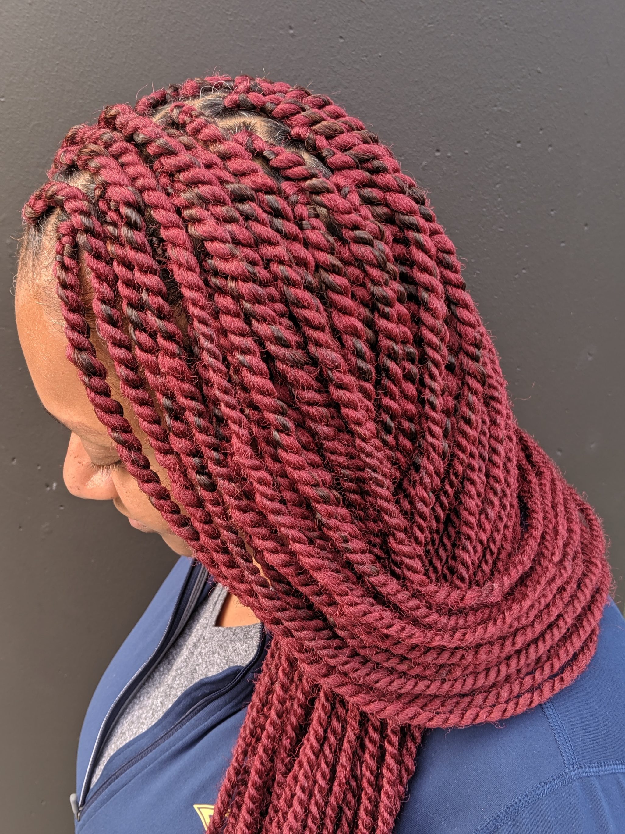 Red Marley Braid