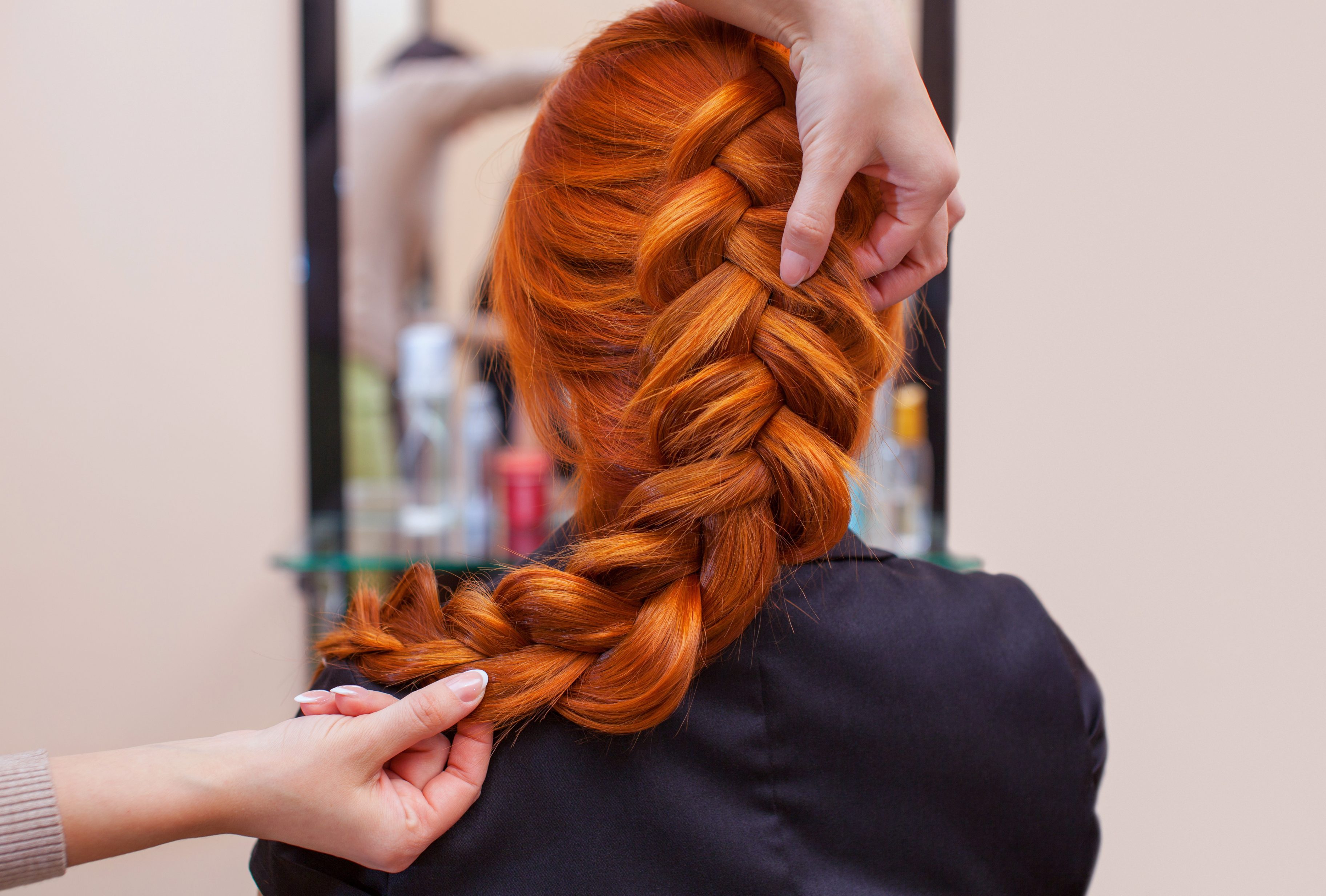 Copper French Braid