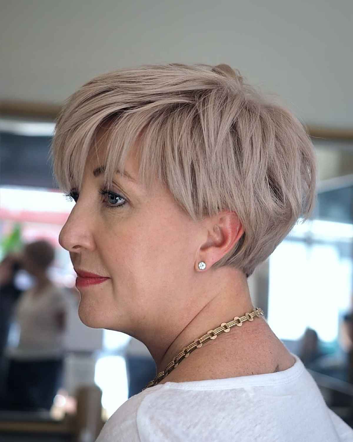 Silver Long Pixie