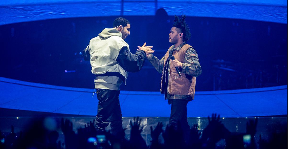 Drake's Height in Relation to The Weeknd