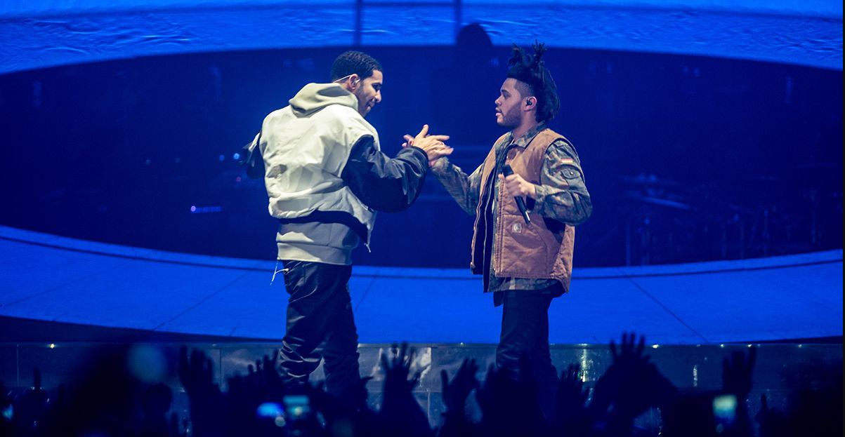 Drake's Height in Relation to The Weeknd